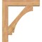 Ekena Millwork Imperial Block Smooth Bracket w/ Offset Brace, Western Red Cedar, 7 1/2"W x 36"D x 40"H BKT0806X36X40IMP05SWR - alternate 3